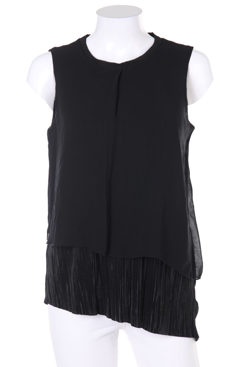 ESPRIT - Blusentop im Layer Look mit asymmetrischem Schnitt - S