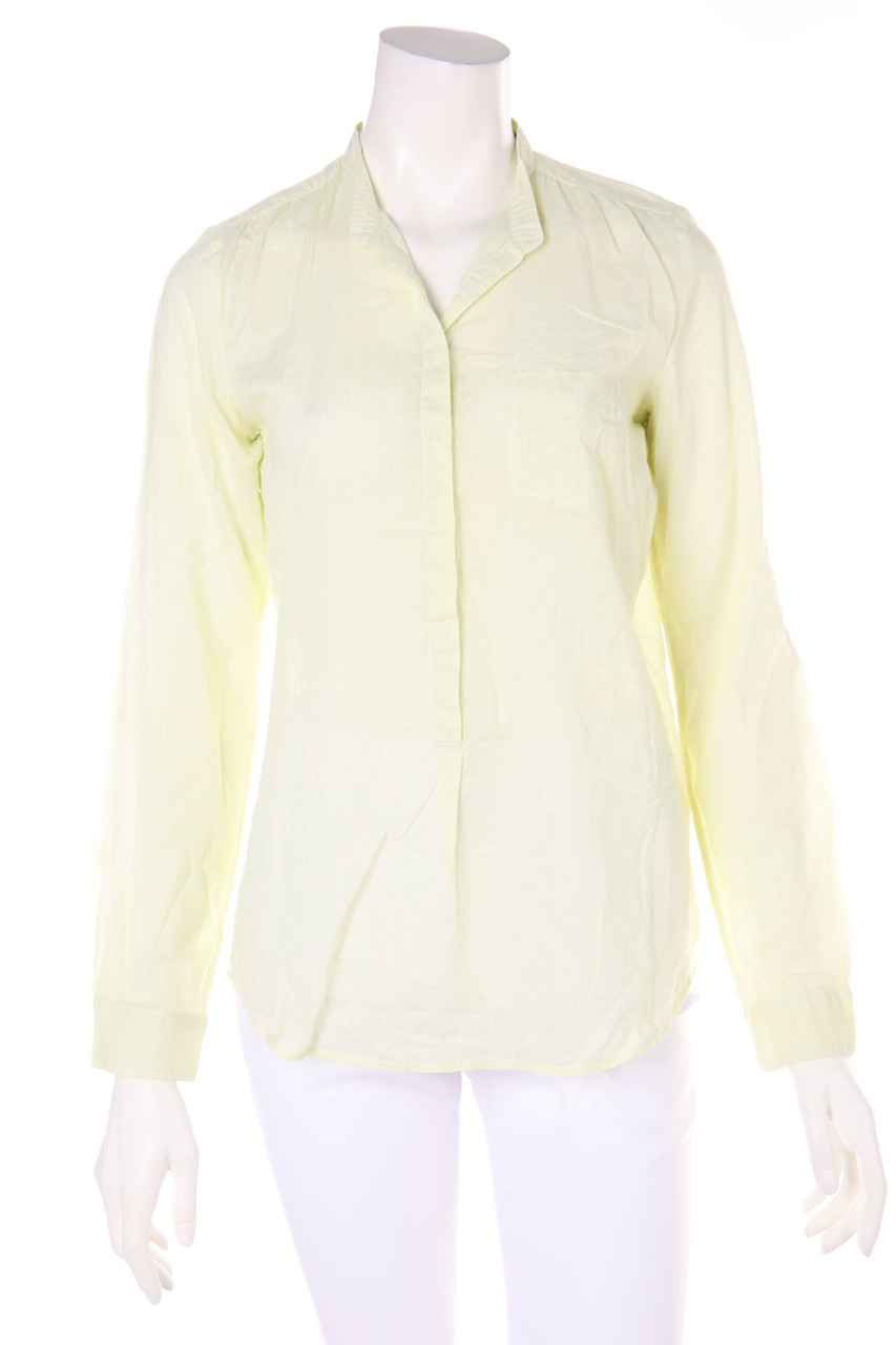 Marc O´Polo - Streifen-Bluse mit Logo-Stickerei - D 36