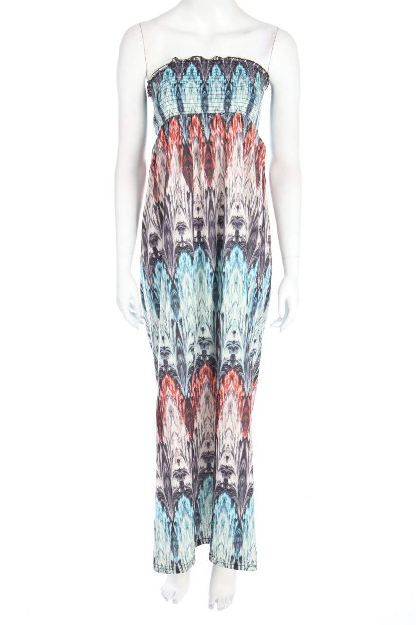 zebra - Maxi-Kleid mit Print - XS