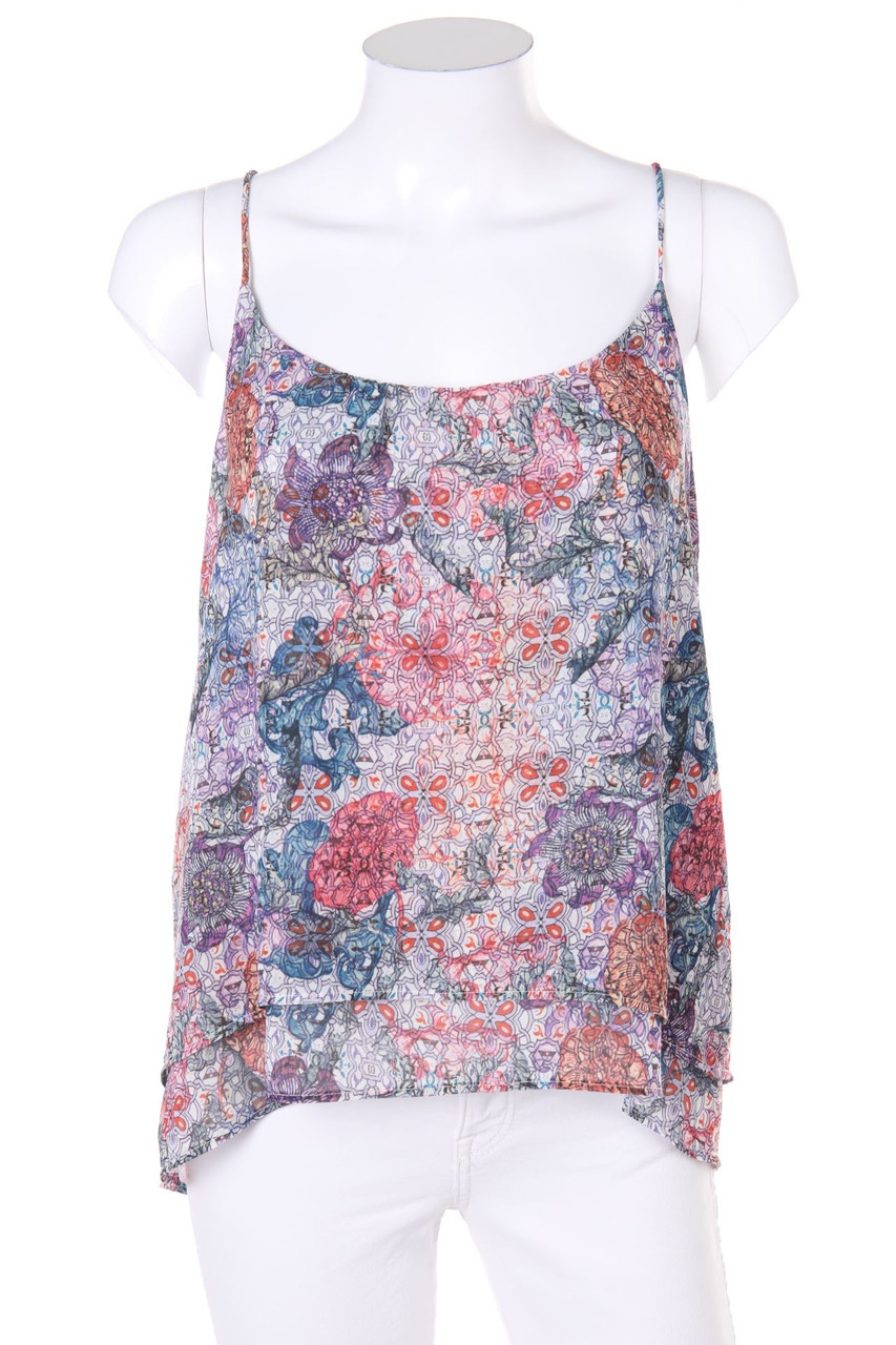 H&M - Top im Layer Look mit floralem Muster - D 36