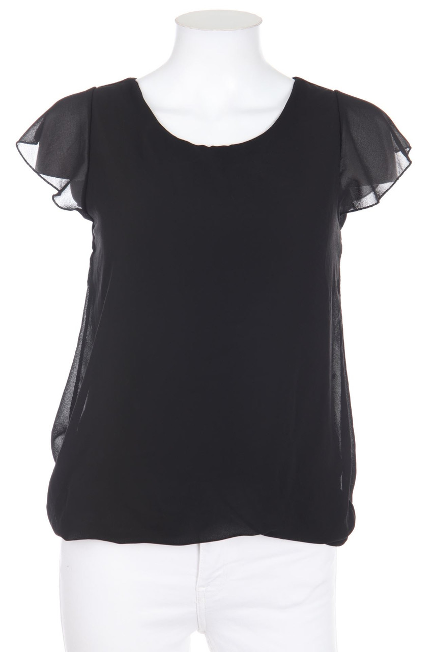 TODAY - Kurzarm-Bluse mit Keyhole - S