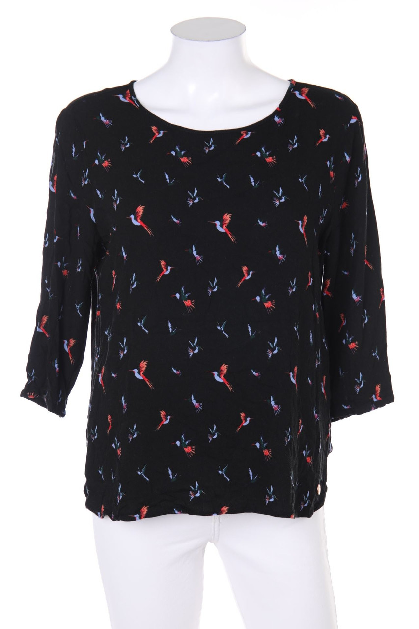 TOM TAILOR Denim - Print-Bluse mit 7/8-Ärmel - S