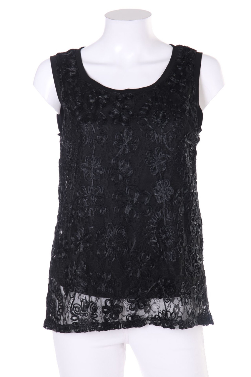 Ohne Label - Spitzen-Top - D 38