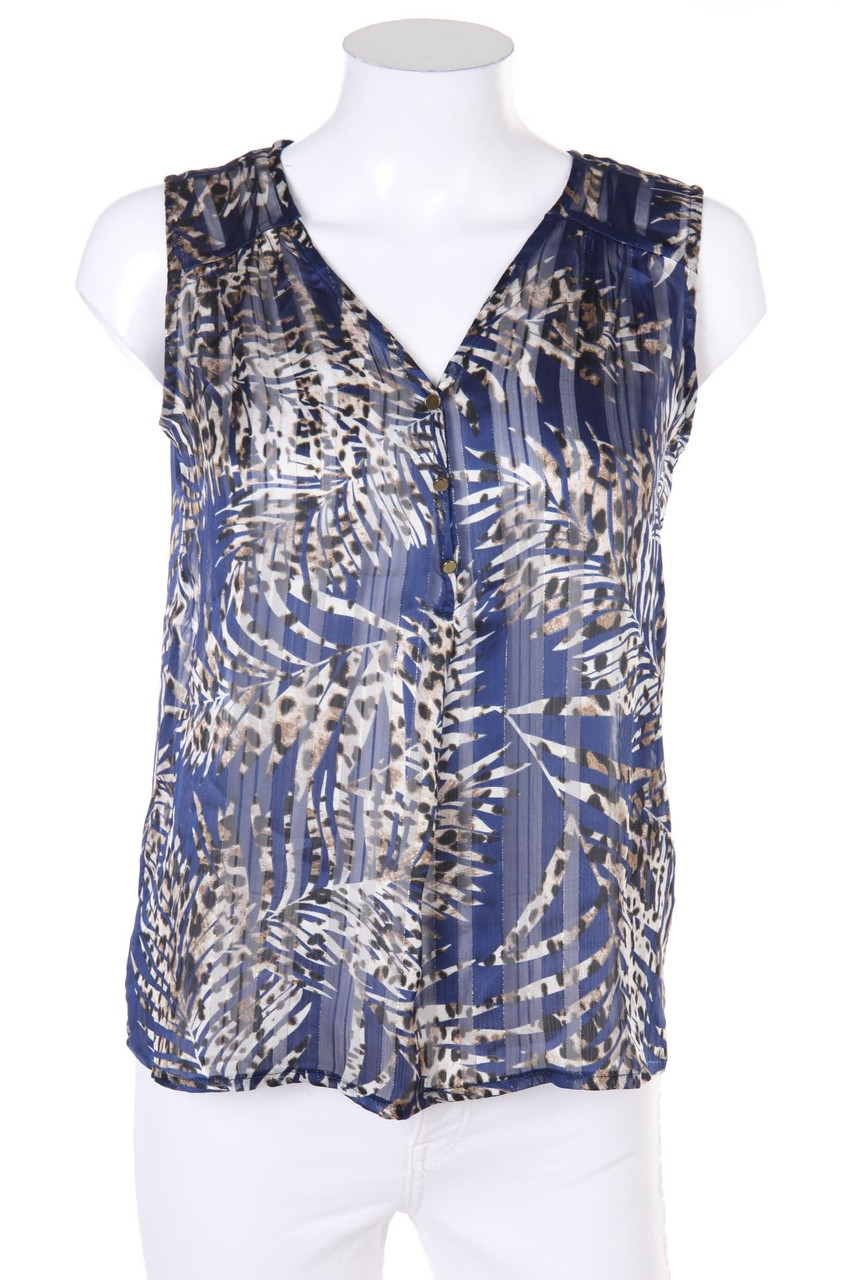 MORGAN - Blusentop mit Metallic-Effekt - D 36