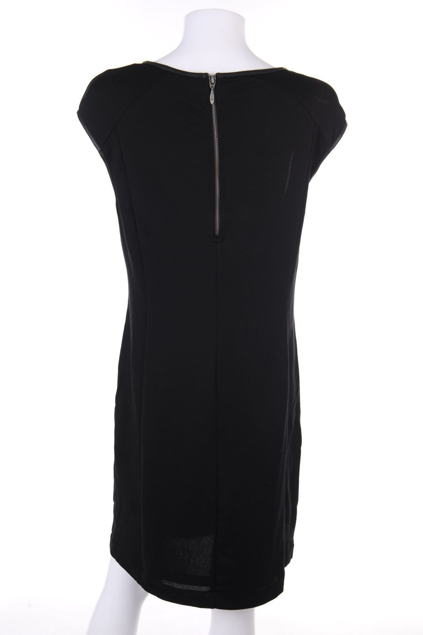 Street One - Kleid mit Kunstleder-Details - D 40