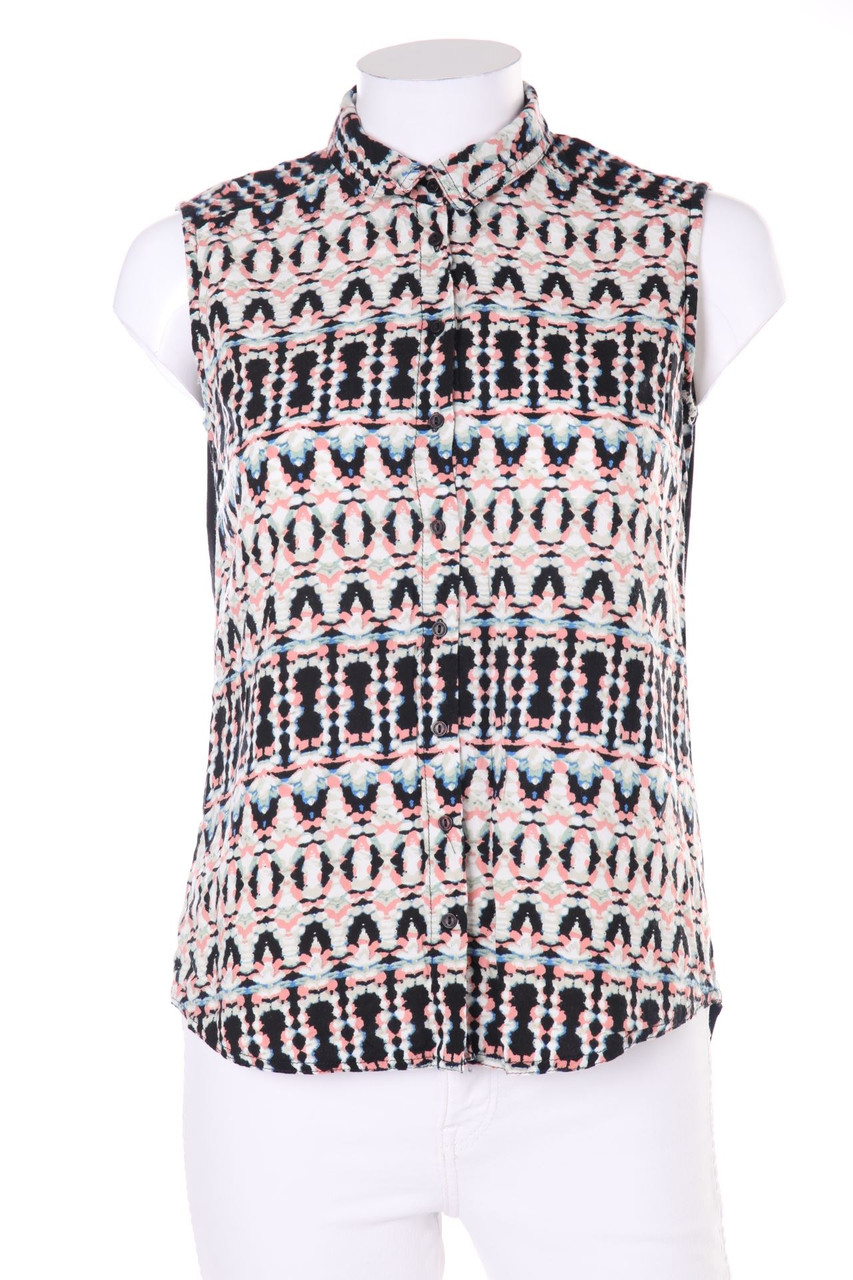 RESERVED - Blusentop mit Print - D 34