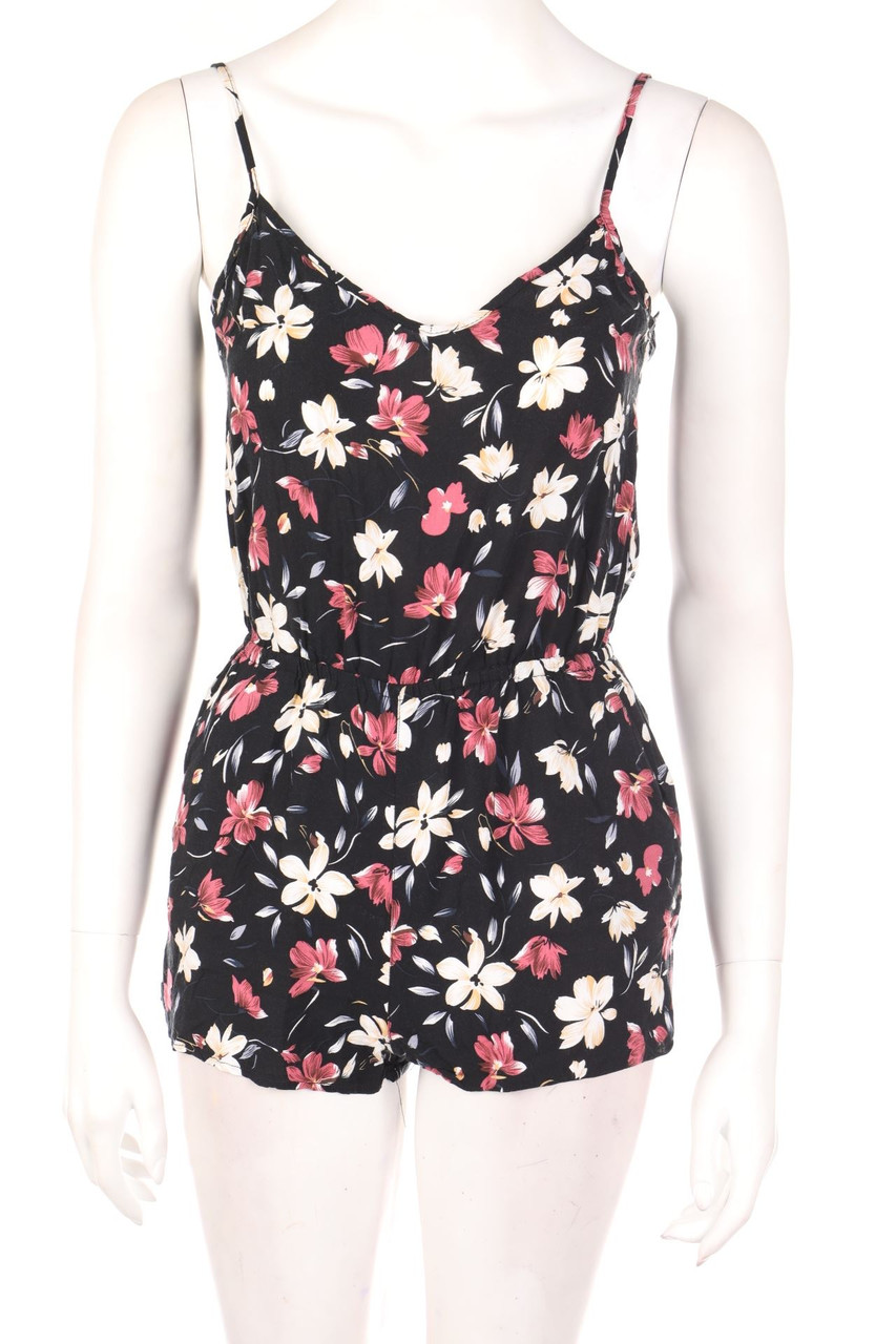 zebra - Playsuit mit floralem Muster - XS