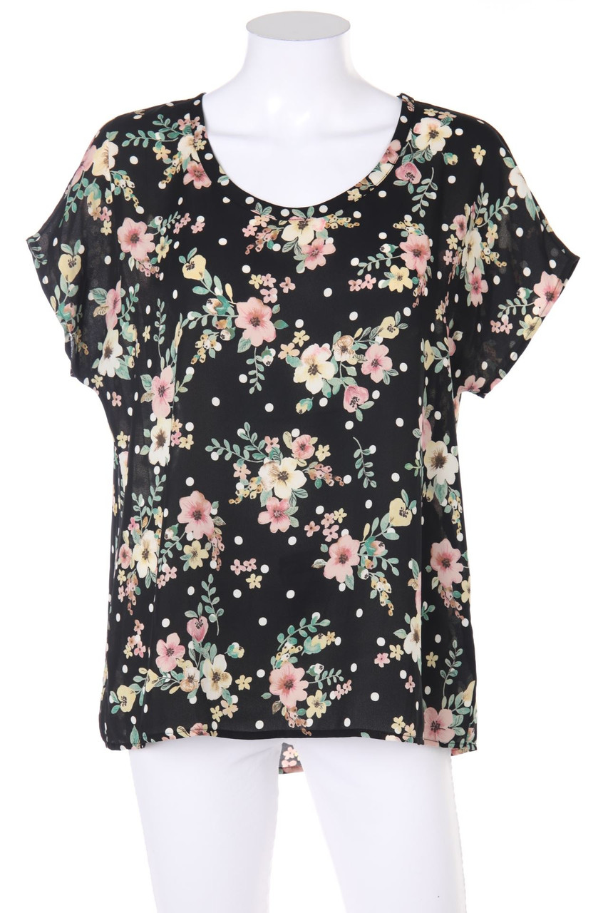 everleigh - Kurzarm-Bluse mit Blumen-Print - S