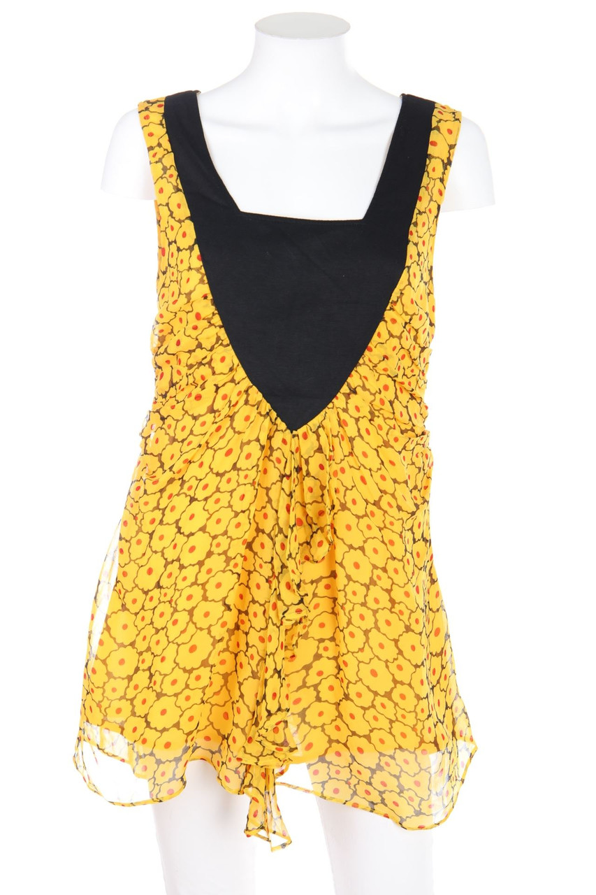 TSUMORI CHISATO - Blusentop aus Seide mit Blumen-Print - D 38