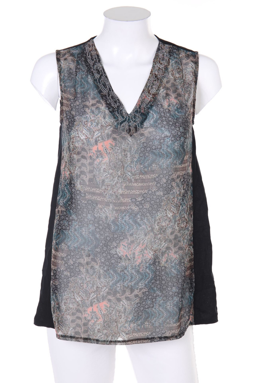 promod - Blusentop mit floralem Muster - D 38