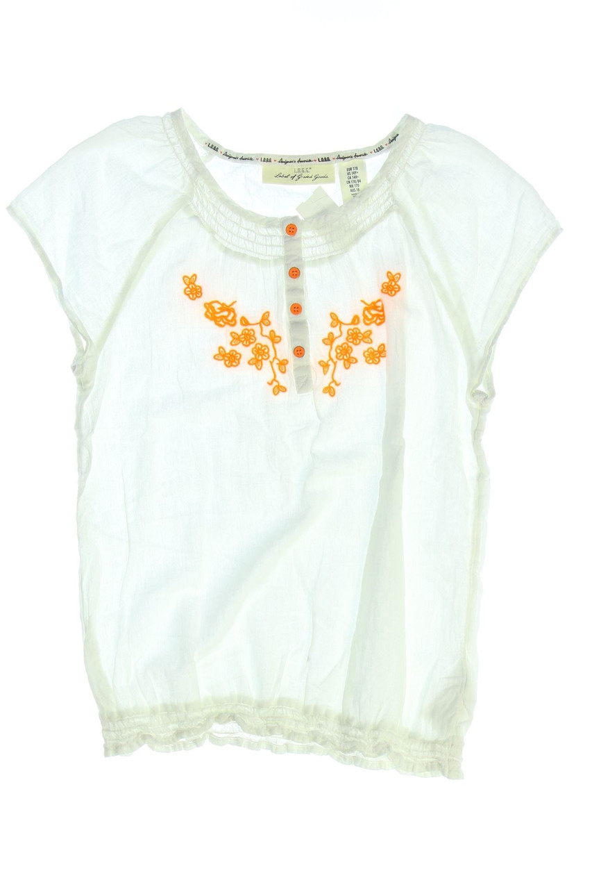 H&M LOGG - Bluse mit Stickereien - 170