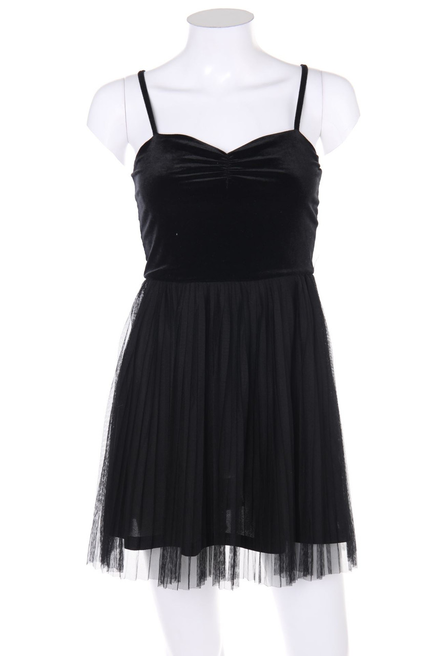 H&M - Party-Kleid mit Samt - XS