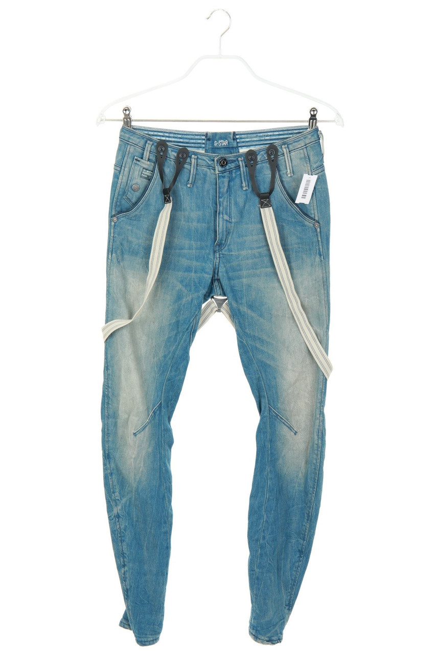 G-STAR - Used Look Boyfriend-Jeans mit Trägern - W24