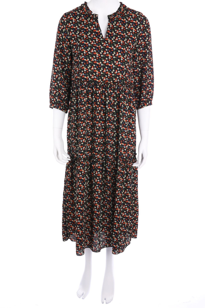 PIGALLE - Midikleid mit Blumen-Print - D 36