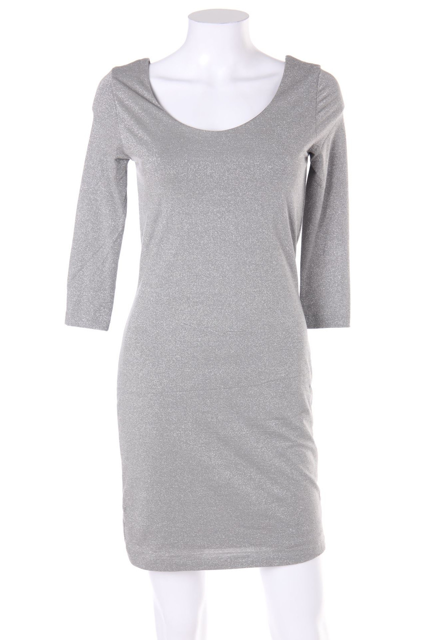 BODYFLIRT - Glitzer-Etui-Kleid mit 3/4-Ärmel - D 36