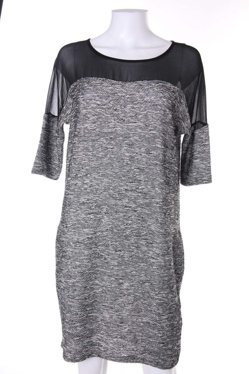 AMISU - Kleid mit Chiffon - D 36