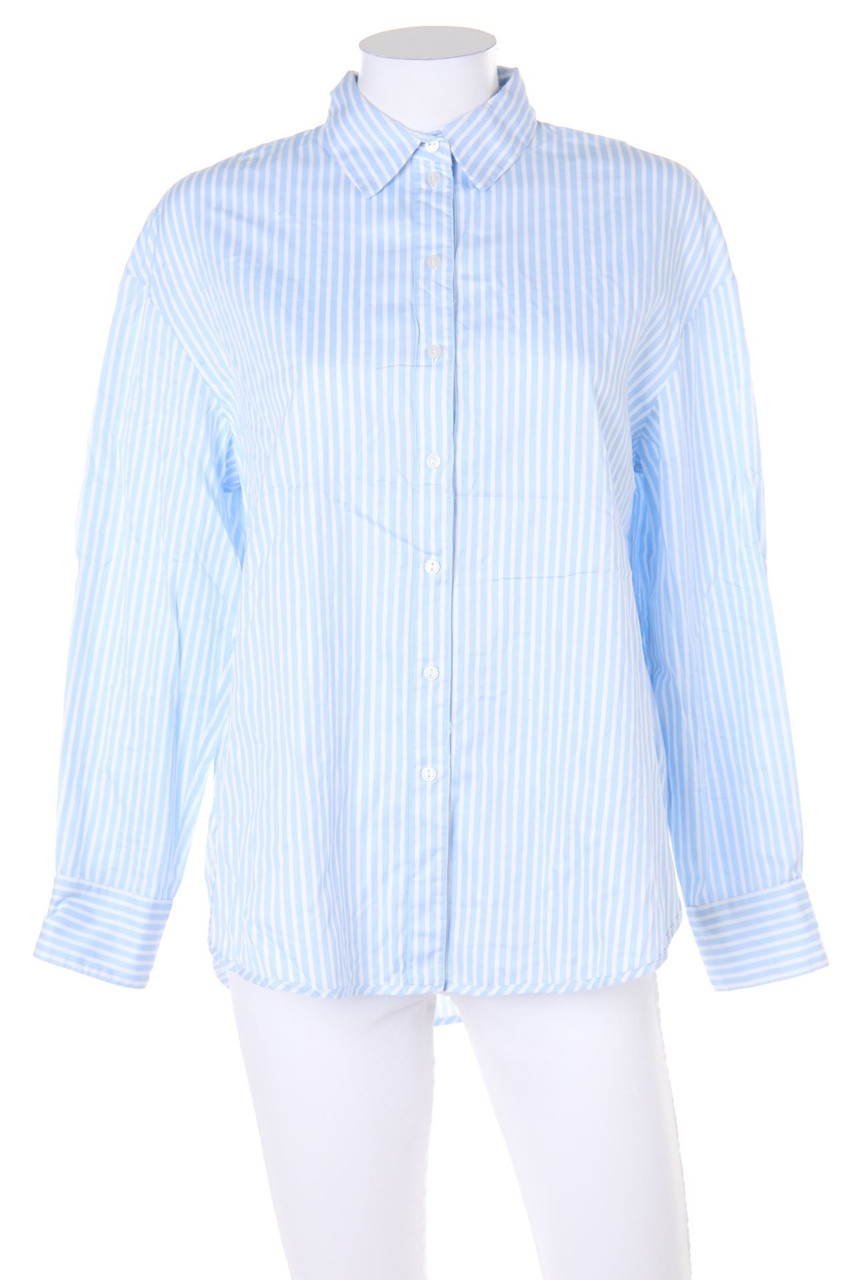 H&M - Oversize-Hemd-Bluse mit überschnittener Schulter - D 34