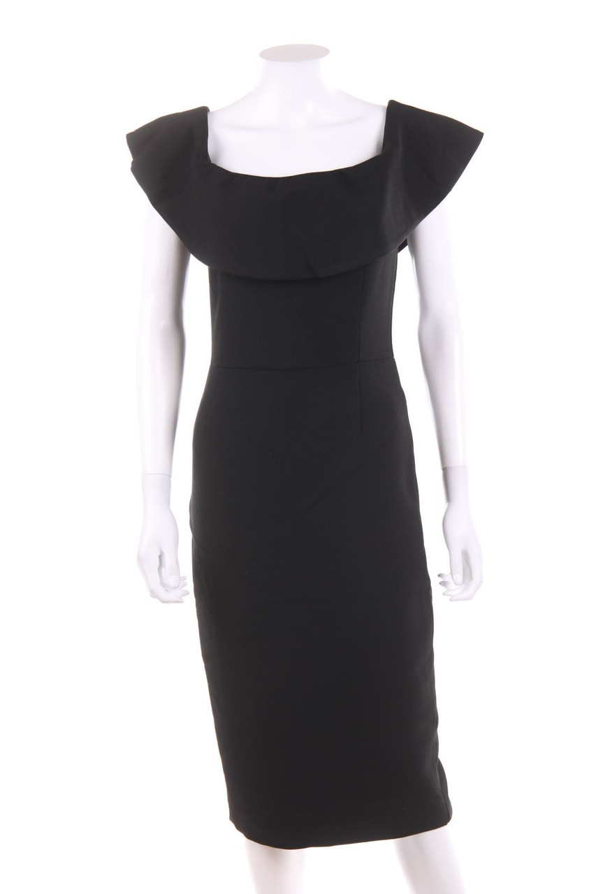 Ohne Label - Carmen-Abendkleid im Layer Look - S