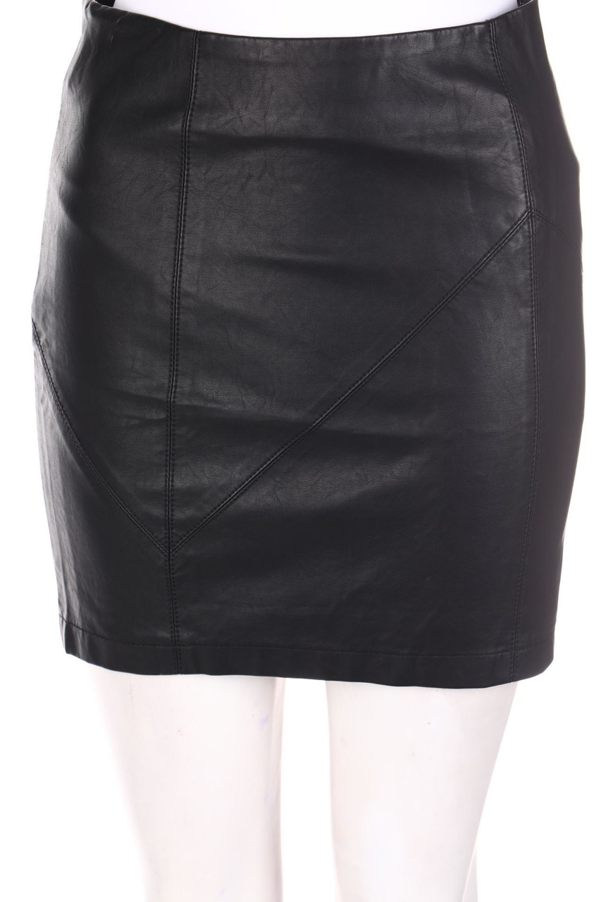 Noisy May - Faux Leather-Mini-Rock - XS