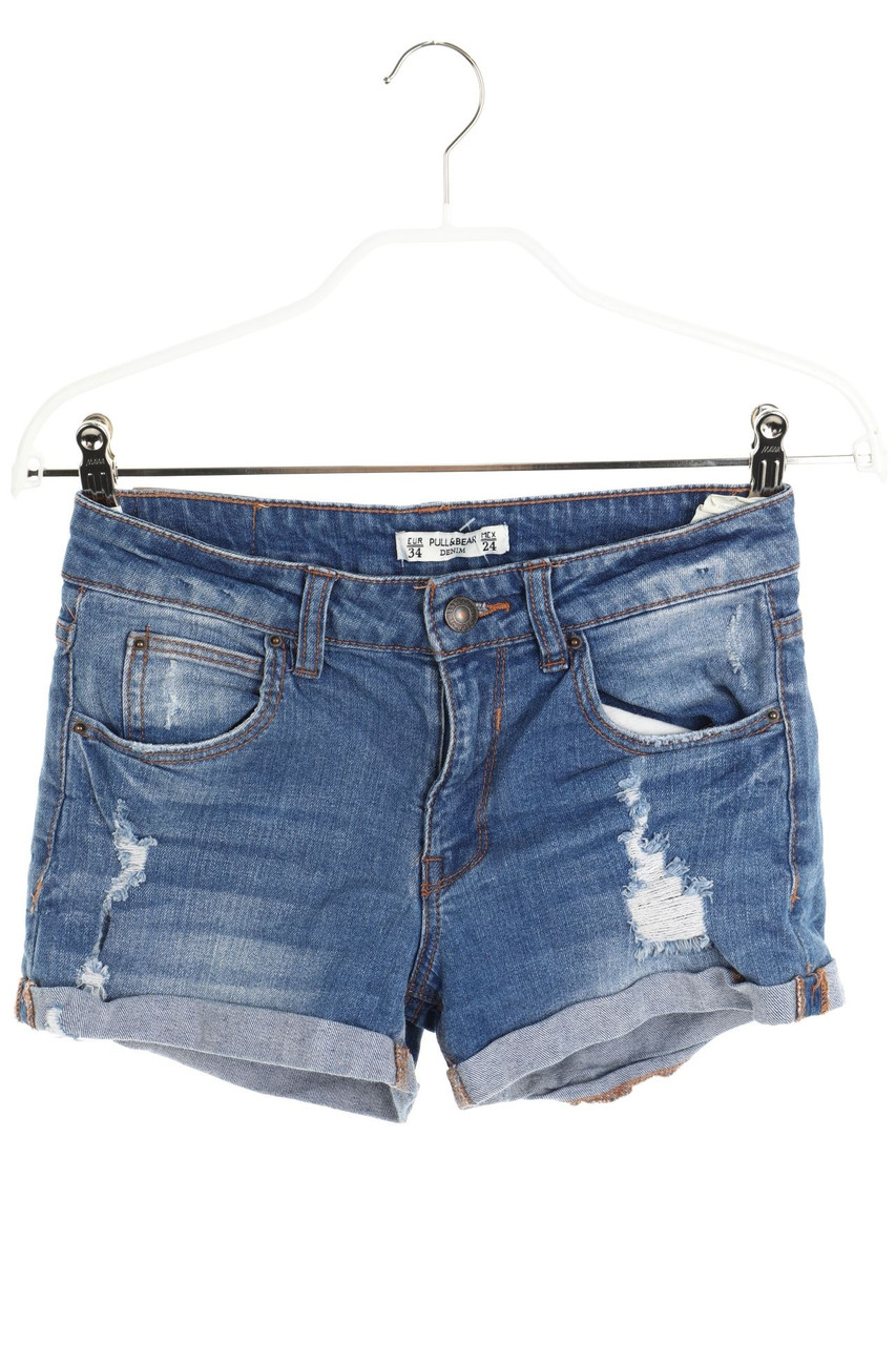 PULL&BEAR - Destroyed Jeans-Shorts - D 34