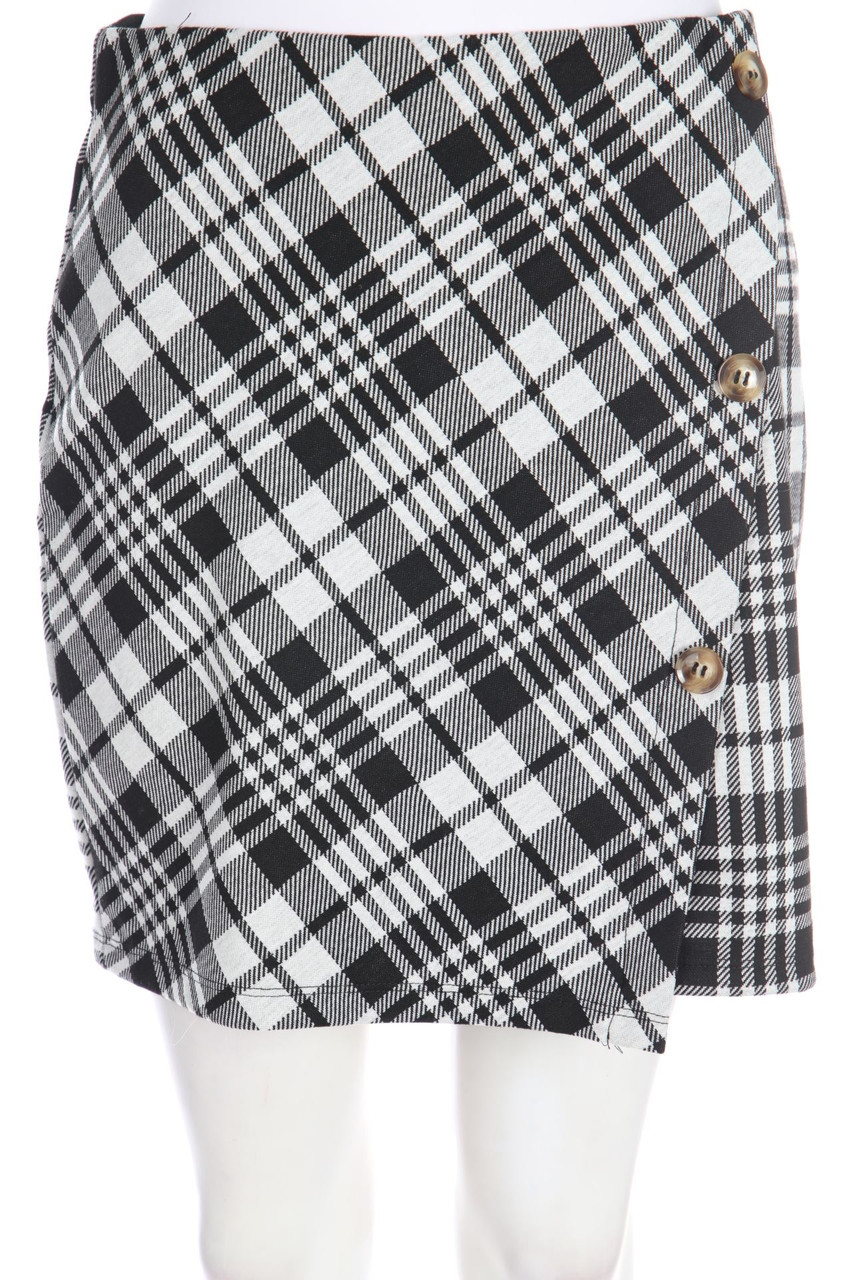 Yessica by C&A - Minirock in Wickel-Optik mit Karo-Muster - D 38