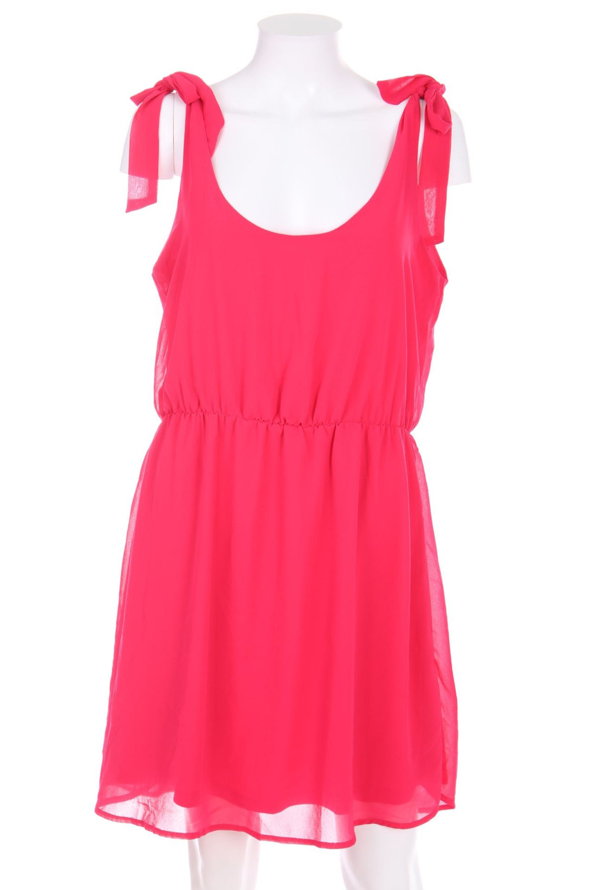 even&odd - Chiffon-Kleid mit Schleife - D 42