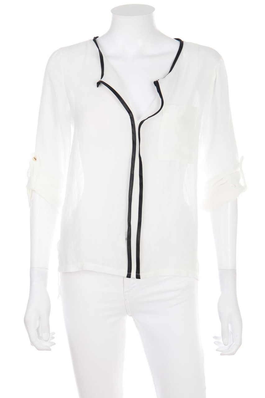 TODAY - Tunika-Bluse mit Roll-up-Manschette - S