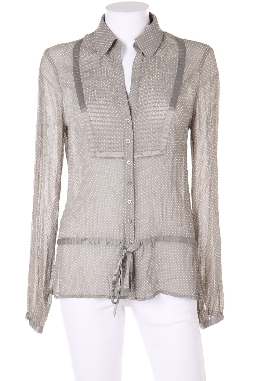 ESPRIT collection - Hemd-Bluse mit Polka Dots - D 36