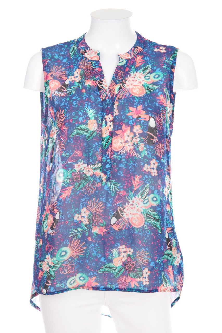 COLOURS OF THE WORLD - Blusentop mit floralem Muster - D 38