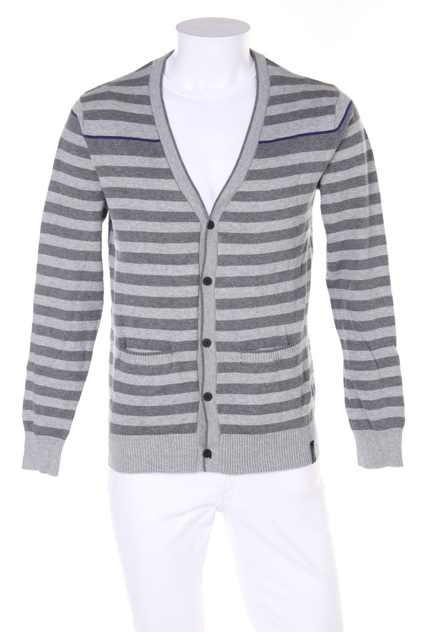 JACK & JONES - Cardigan mit Streifen aus Baumwolle - M