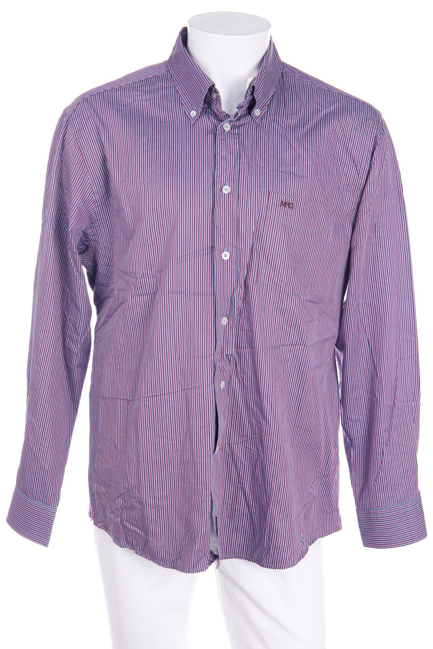 McGregor - gestreiftes Button-down-Hemd aus Baumwolle - XL