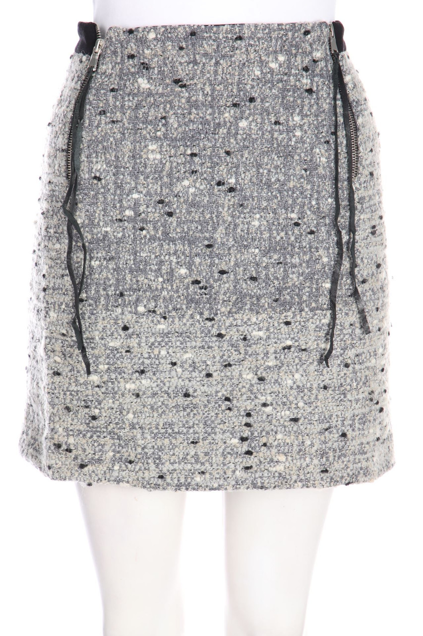 sandro - Bouclé-Rock mit Wolle - D 38