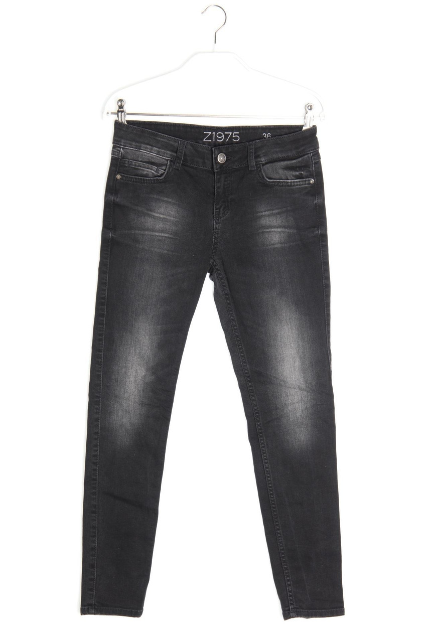 ZARA - Used Look Skinny-Jeans mit Stretch - D 34