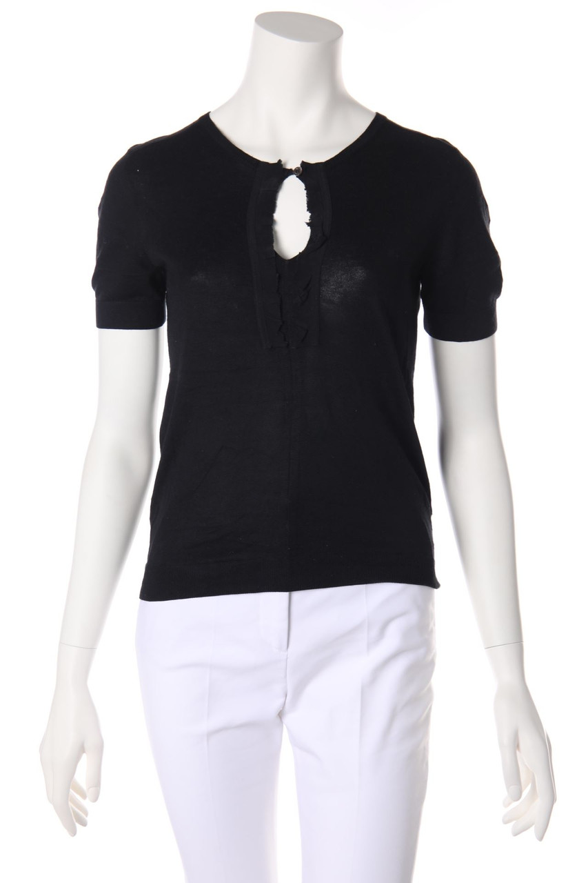 BOSS HUGO BOSS - Strick-Pullover aus Kaschmir-Seide-Mix - XS