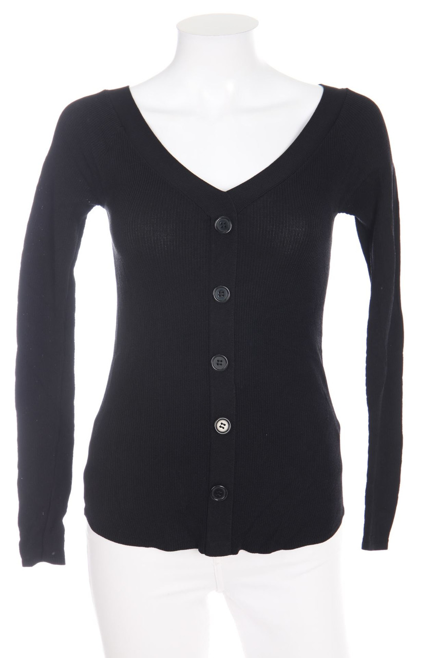 Zara Knit - Strick-Pullover mit Schmuck-Knöpfen - S