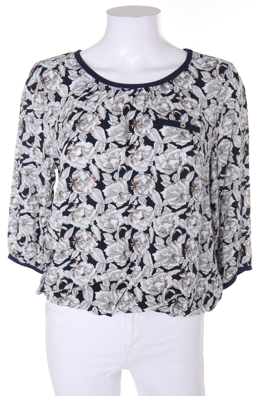 17&CO. - Bluse mit 3/4-Ärmel mit floralem Muster - L