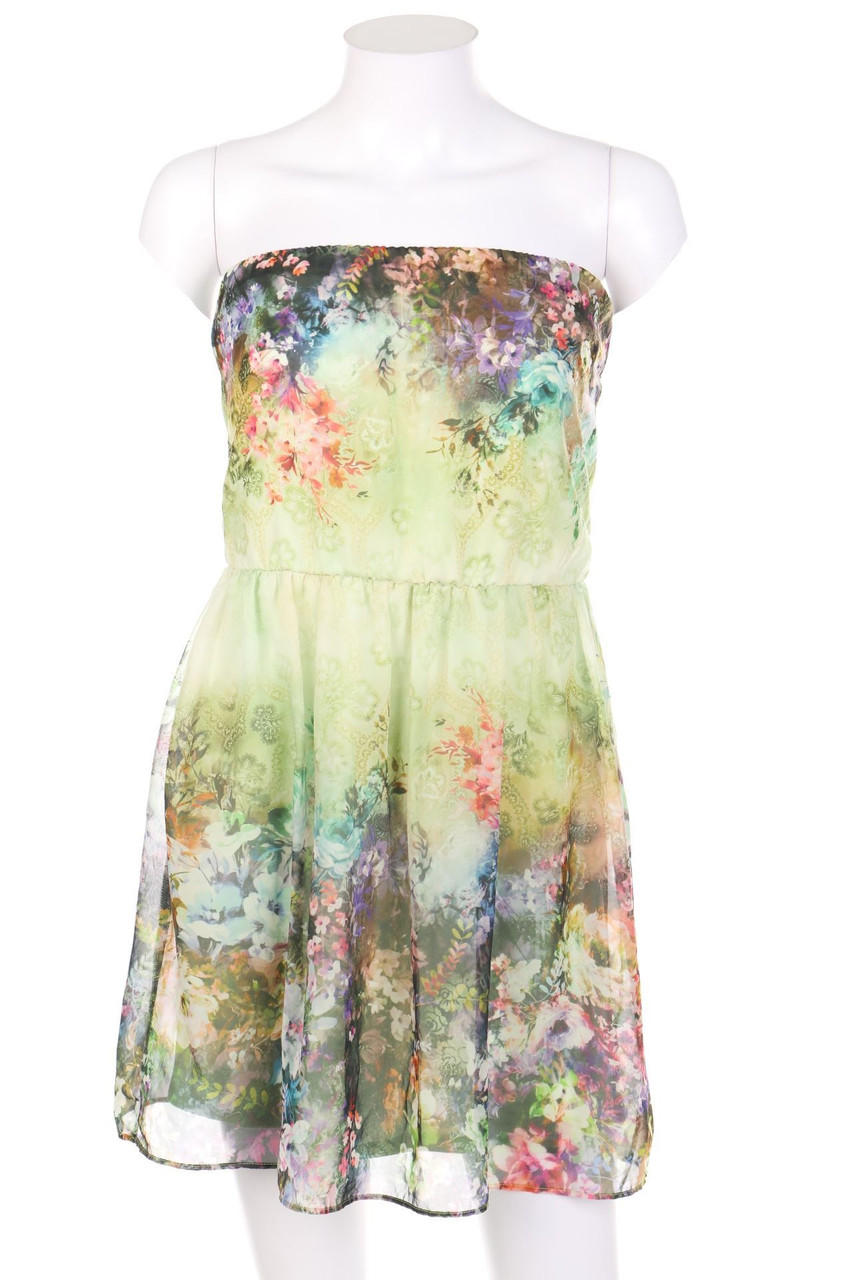 ZARA TRF - Kleid mit floralem Muster - S