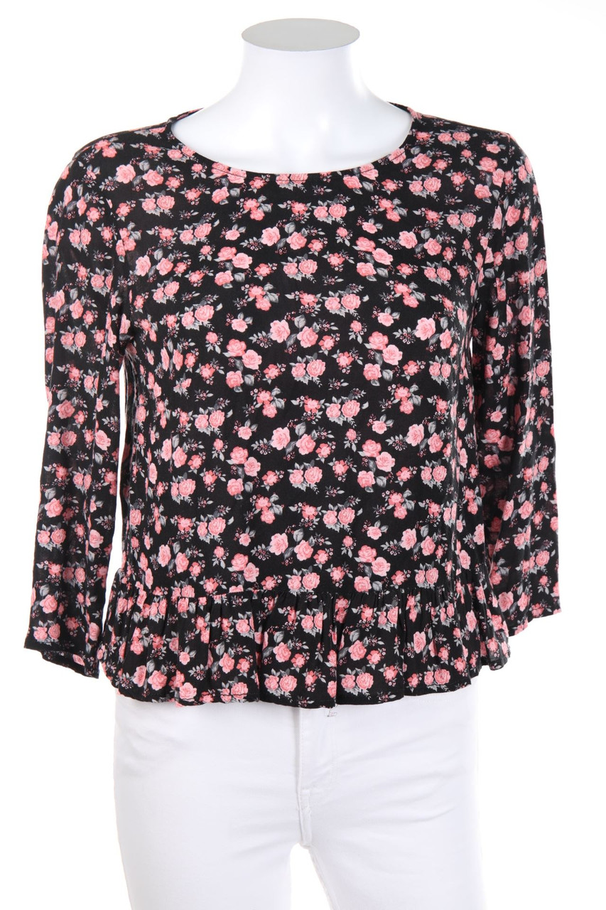 H&M DIVIDED - Bluse mit floralem Muster - D 34