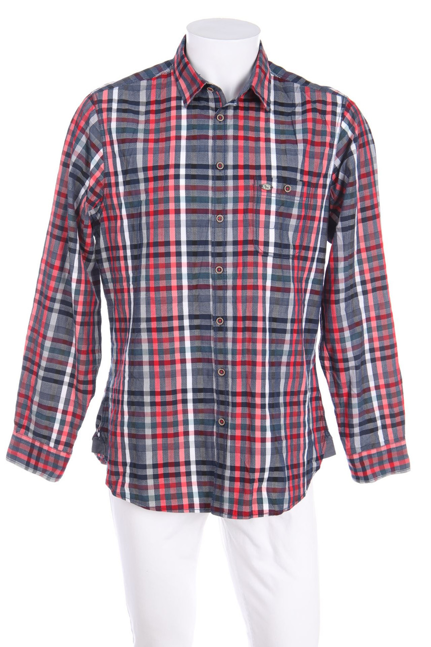 JEAN CARRIERE - kariertes Hemd - M