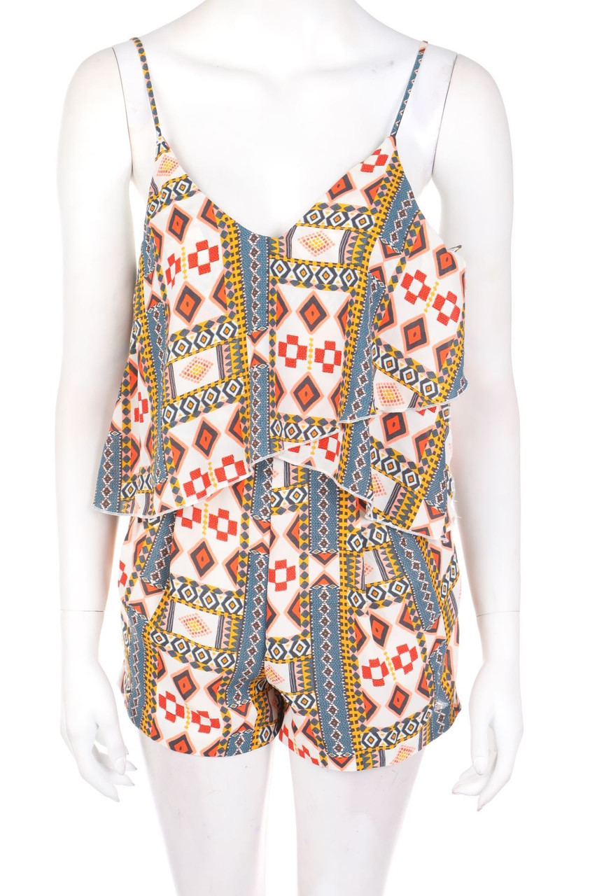 H&M CONSCIOUS - Playsuit im Layer Look mit Print - D 32