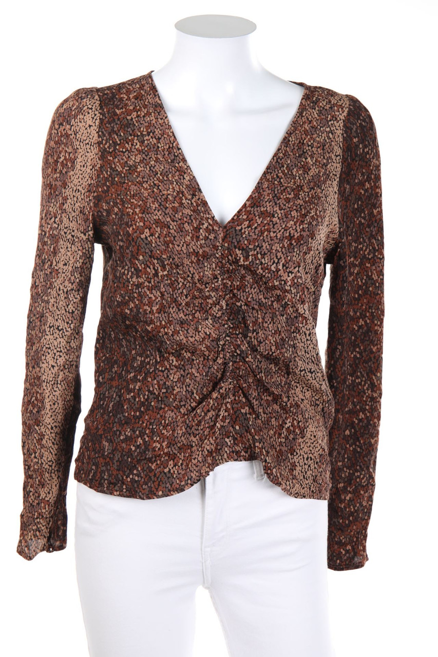 H&M - Bluse mit Print - D 36