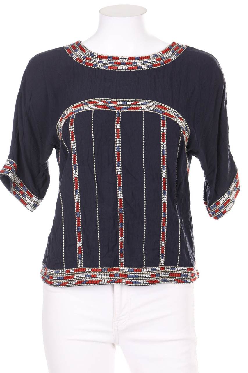 ESPRIT - Boho-Bluse mit Stickereien - D 32