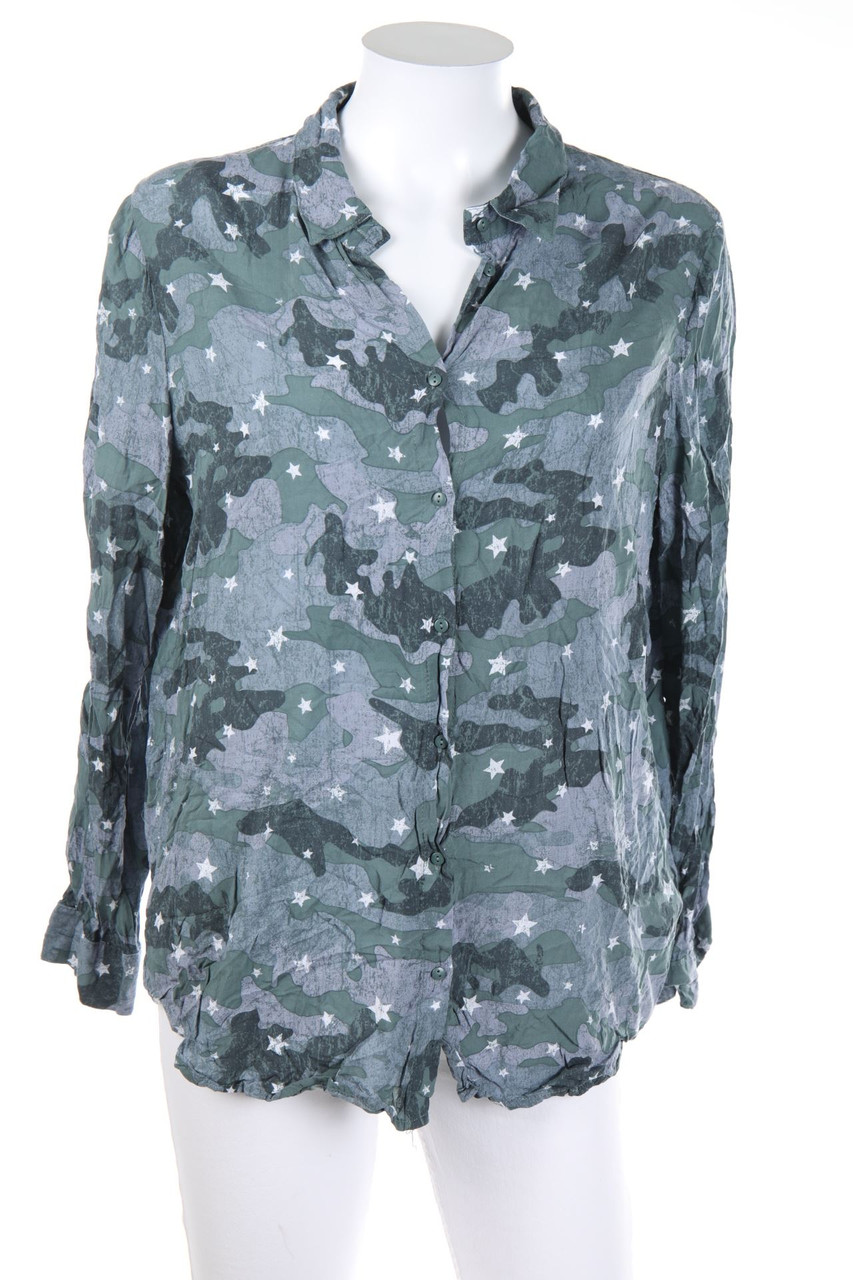 JEAN PASCALE - Bluse mit Print - D 44