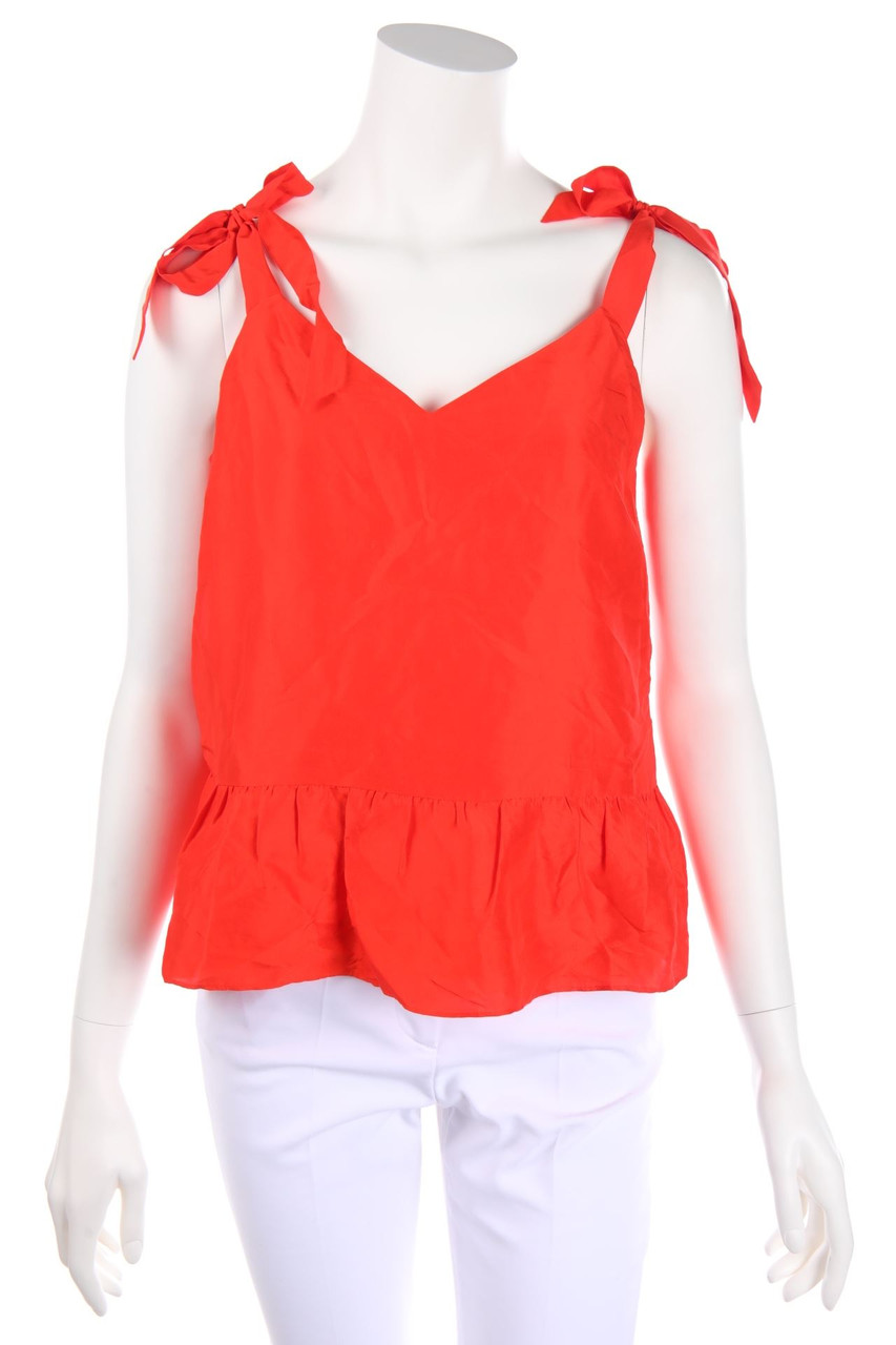 J.CREW - Top aus Seide mit Schleife - D 36