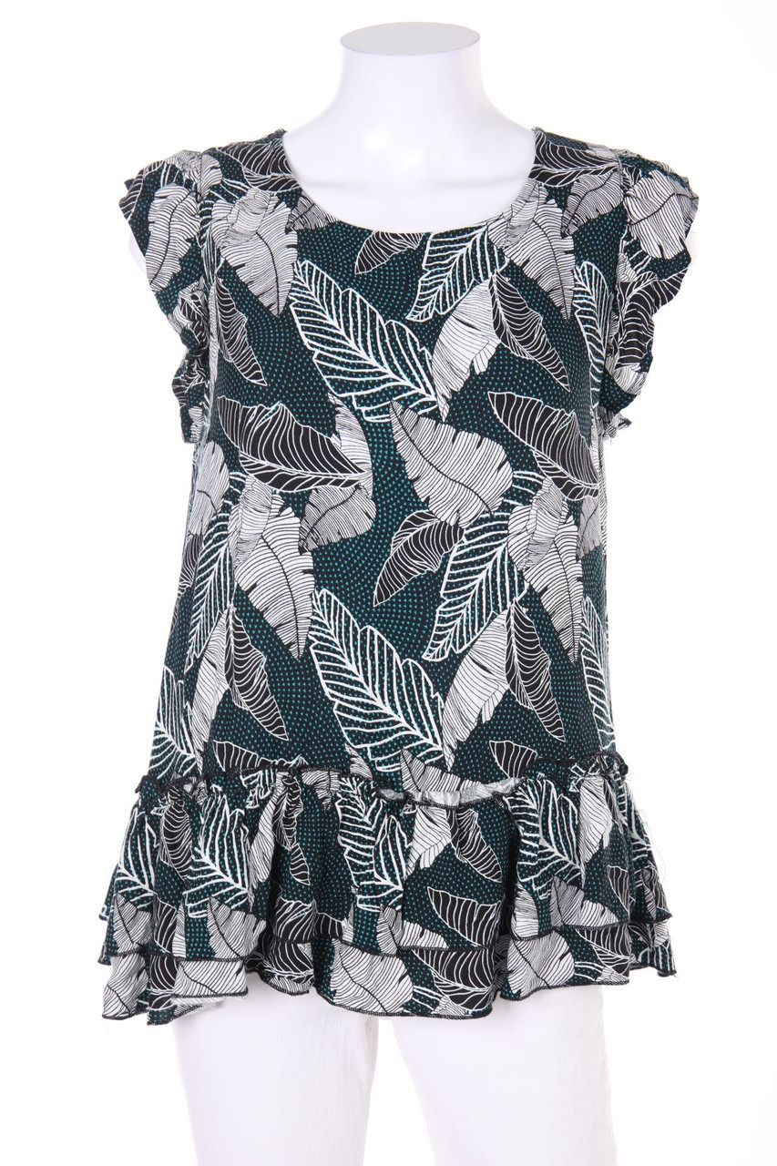 RESERVED - Bluse aus Viskose mit Print - D 40