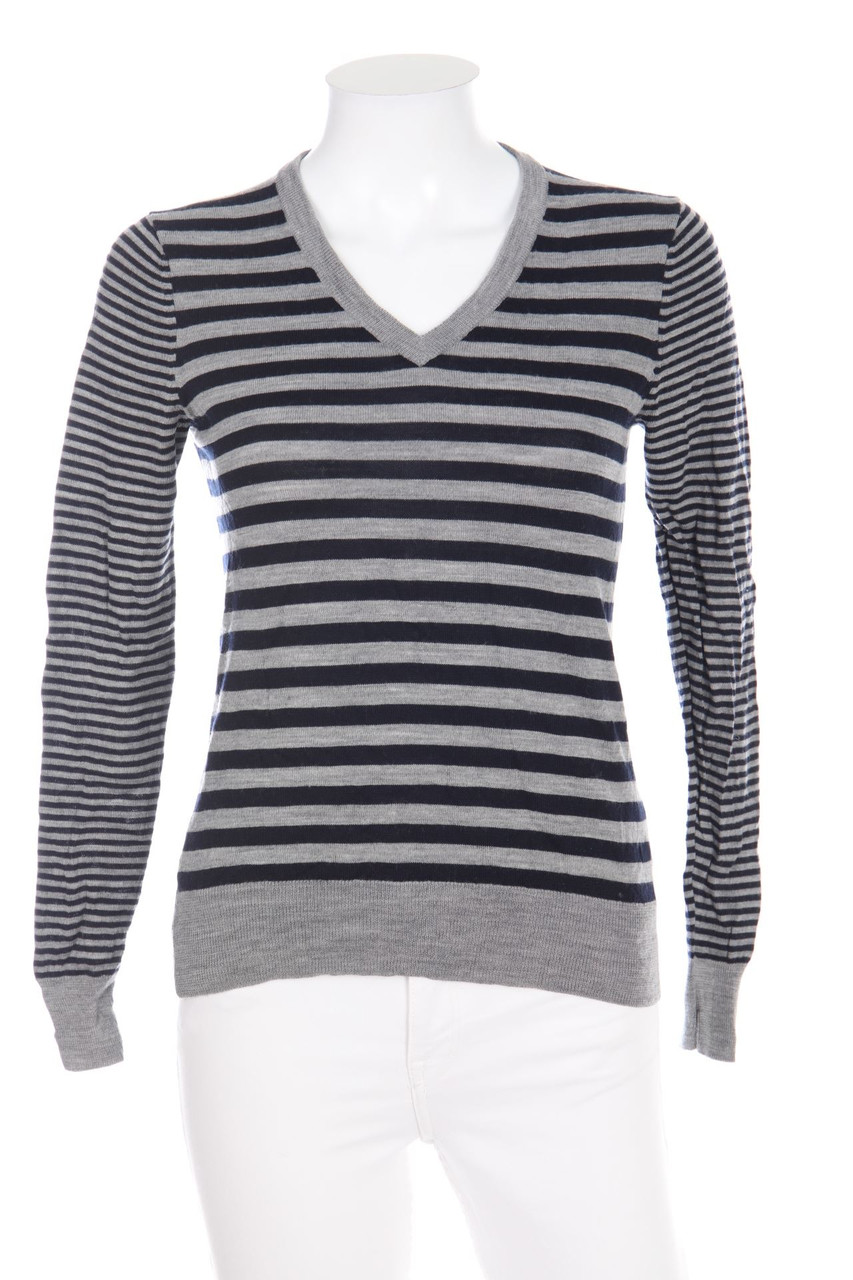 UNIQLO - Strick-Pullover mit Streifen - XS
