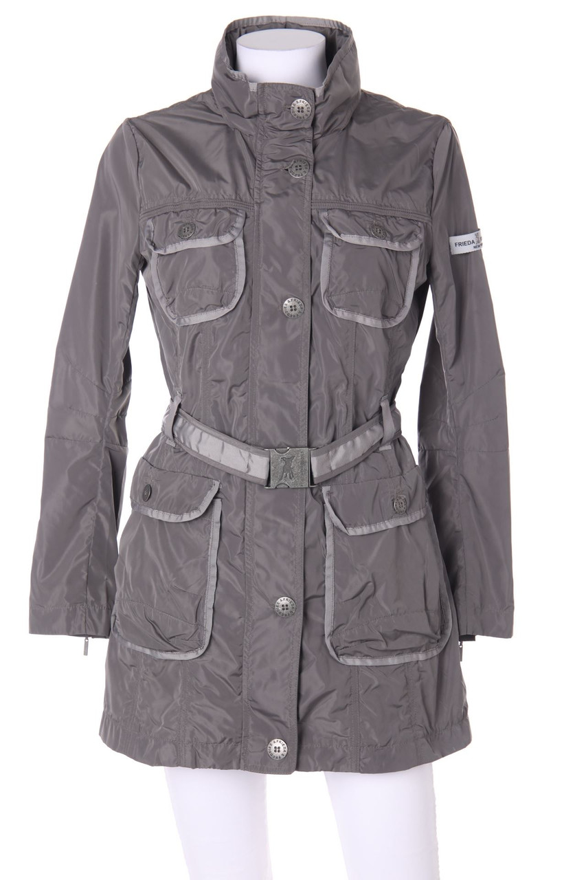 FRIEDA & FREDDIES - Regen-Mantel mit Logo-Badge - D 34