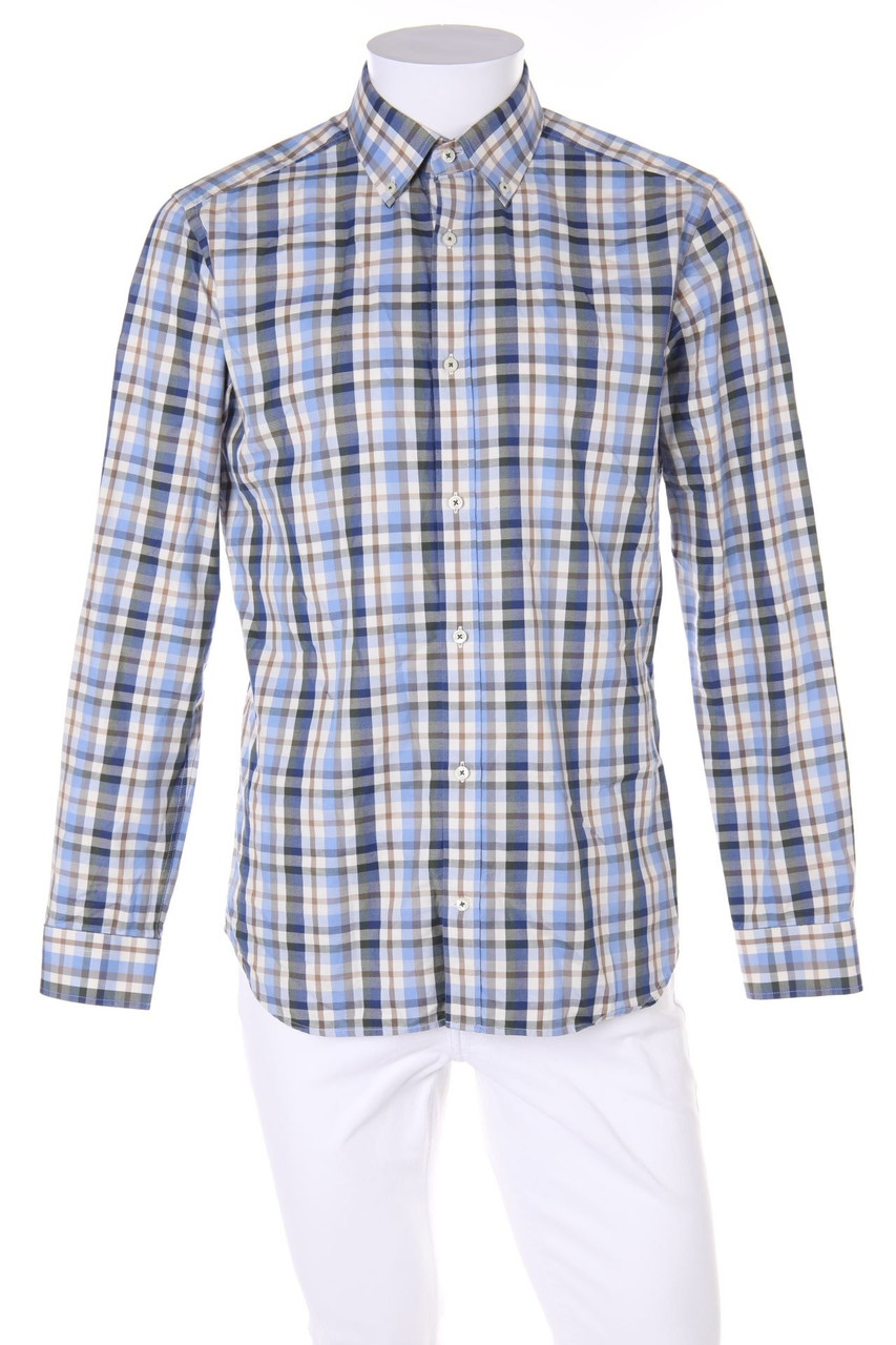 SECONDHAND - kariertes Button-down-Hemd - M