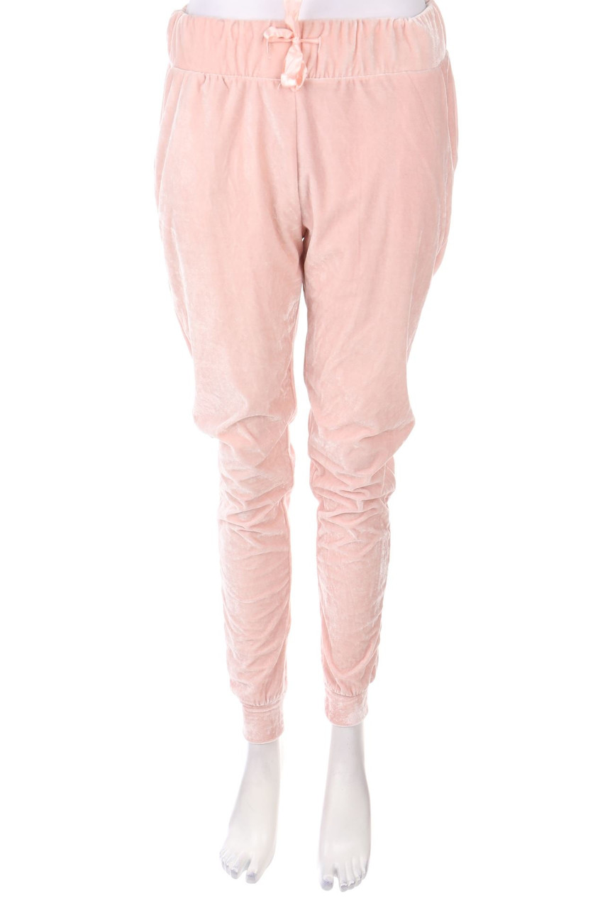 Ohne Label - Samt-Jogger-Hose - L