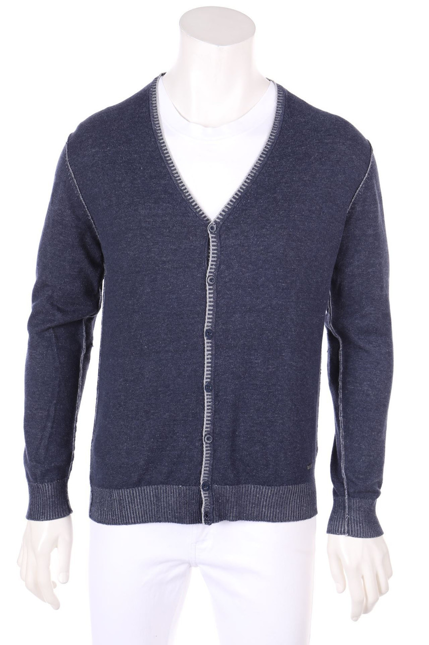 LIU JO UOMO - Cardigan mit Logo-Plakette - L